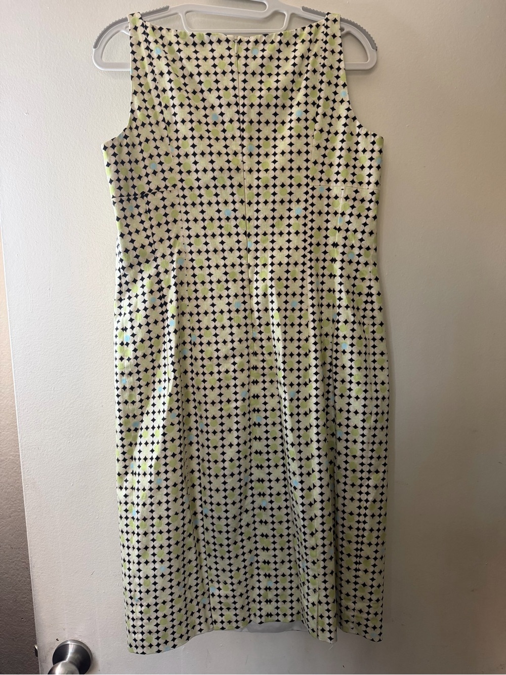 Piazza Sempione Made in Italy Geometric Print Sheath Dress IT 46 US 10 12 - Picture 7 of 8